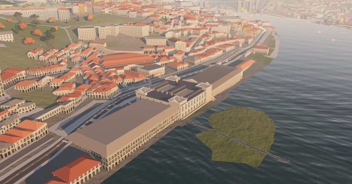 Alfândega Nova do Porto: 3D view