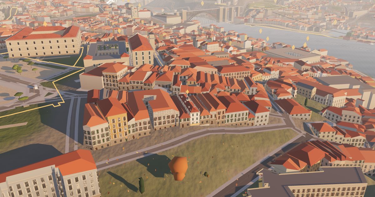 Almeida Garrett Municipal Library: 3D view