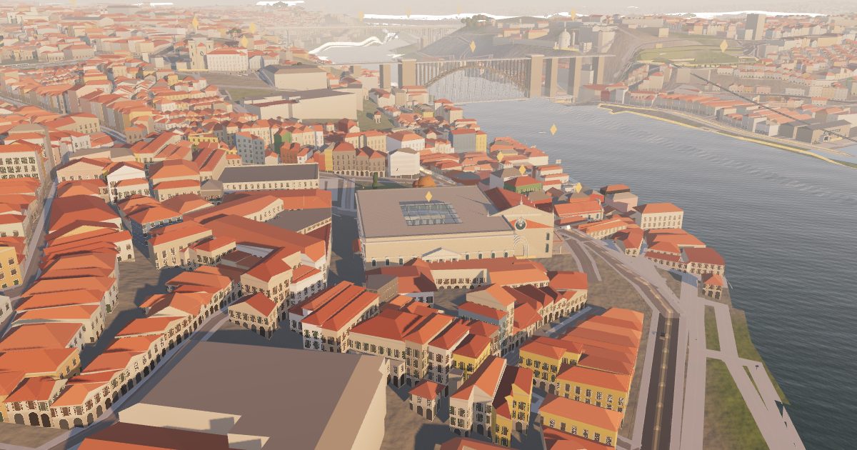 Palácio da Bolsa (Stock Exchange Palace): 3D view