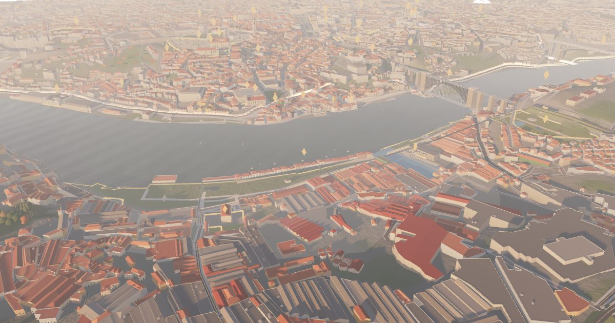 Cais de Gaia: 3D view