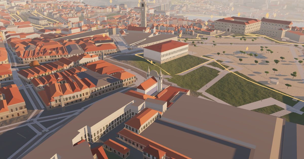 Carmo Church: 3D view