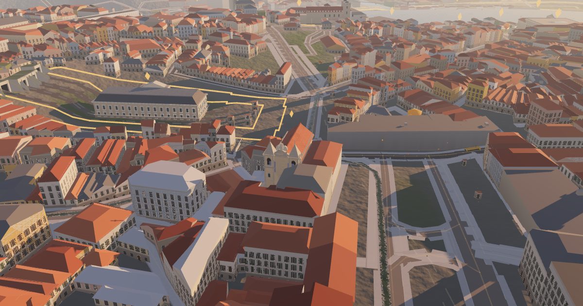 Congregados Church: 3D view