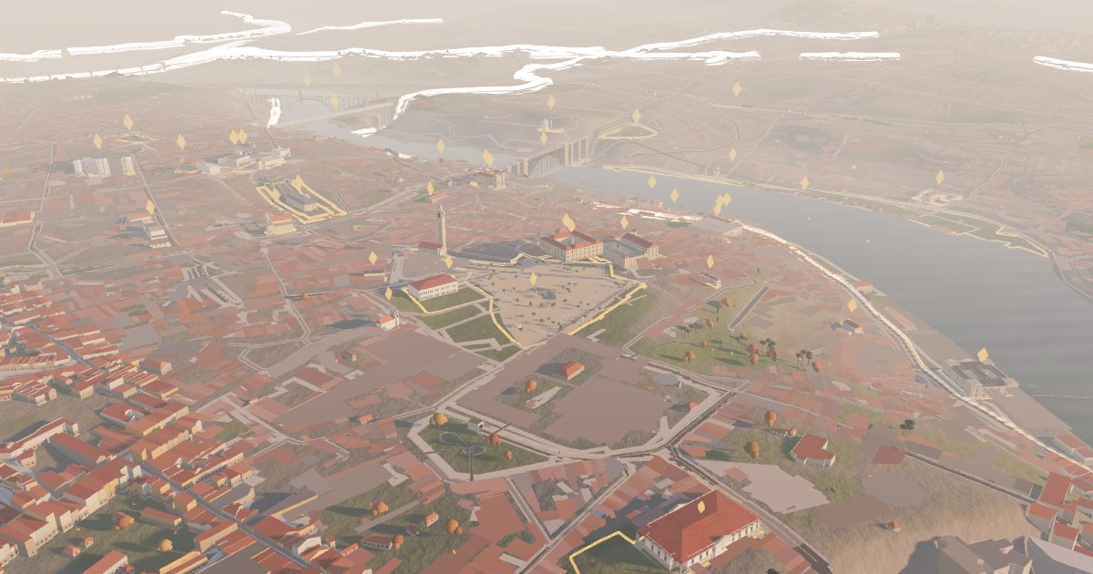 João Chagas Garden (Cordoaria): 3D view