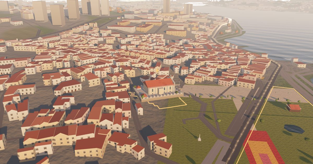 Church of Saint John the Baptist of Foz: 3D view