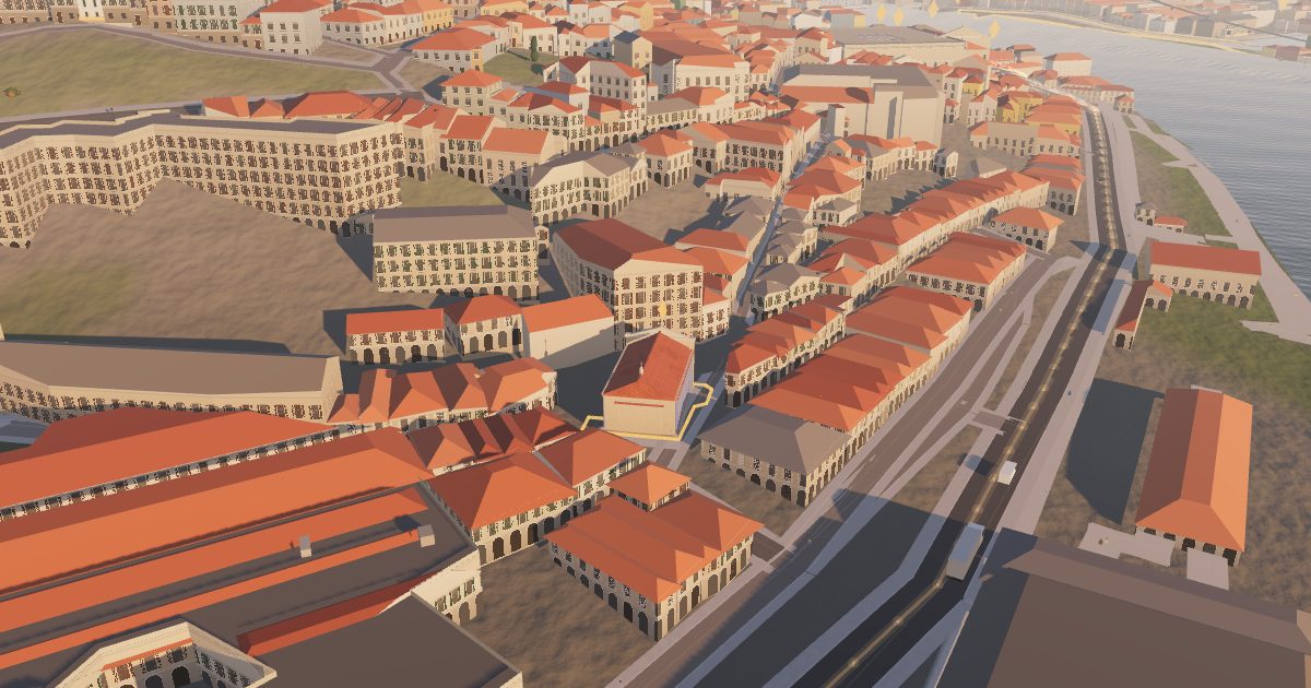 Church of Saint Peter of Miragaia: 3D view