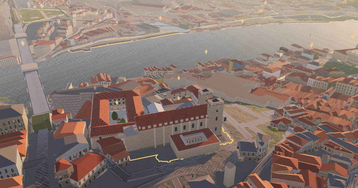 Episcopal Palace of Porto: 3D view