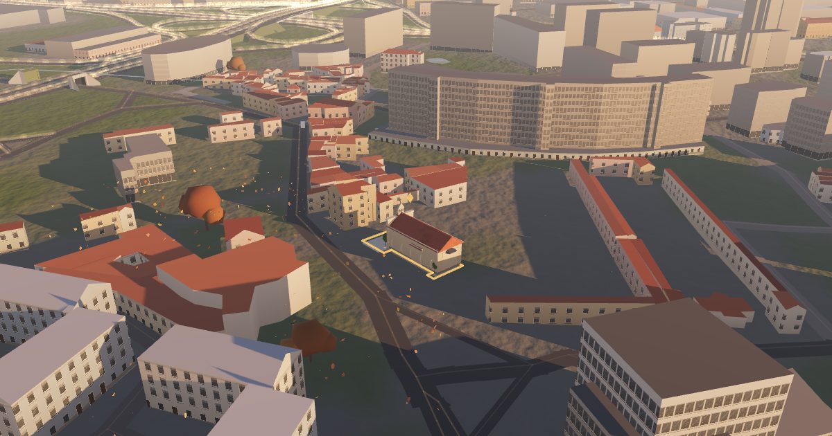 Church of Ramalde: 3D view