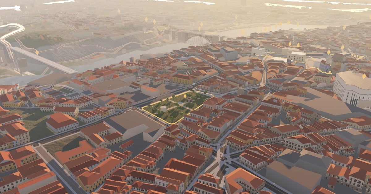São Lázaro Garden: 3D view