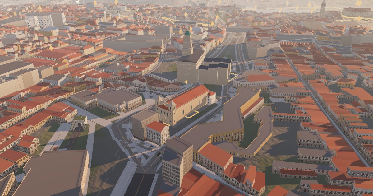 Trindade Church: 3D view